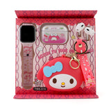 LABUBU LED Watch TWS S05 - 5 in 1 Smart Gadget Gift Set for Kids - Dark Pink, Kids Watches, Chase Value, Chase Value