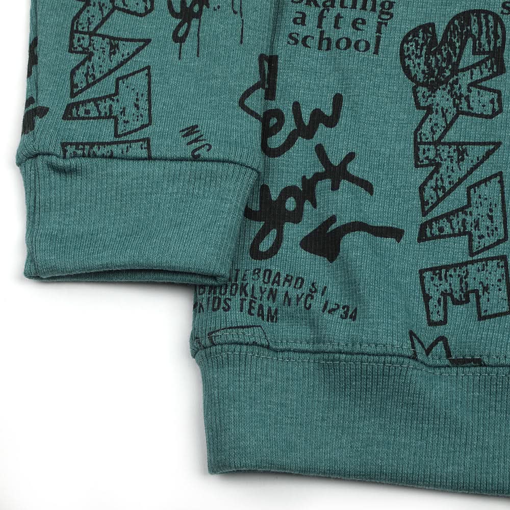 Boys Sweat Shirt - Cool Cyan, Boys Hoodies & Sweat Shirts, Chase Value, Chase Value