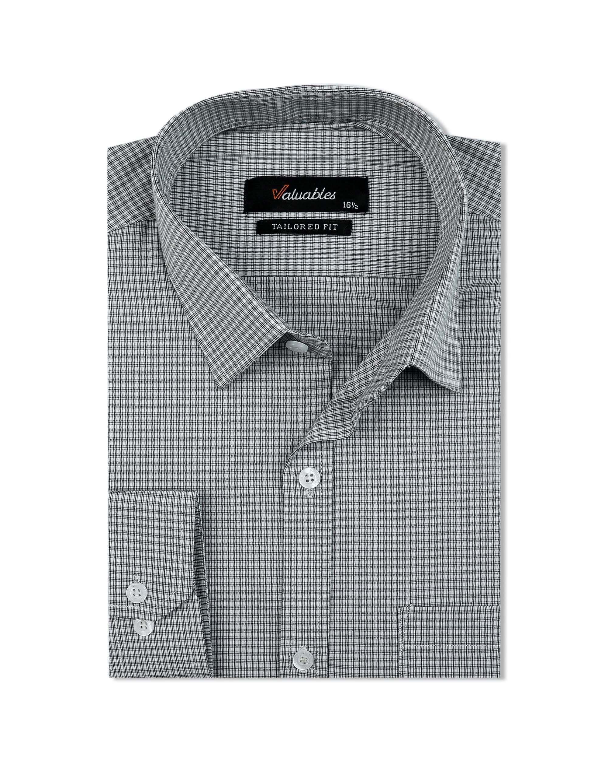 Valuables Men’s Formal Check Shirt, Men's Shirts, Chase Value, Chase Value