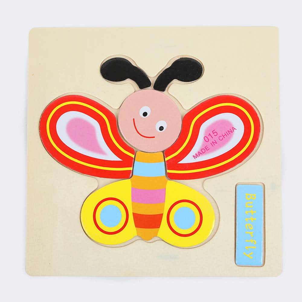 Wooden Puzzle Game - Butterfly, Board Games & Puzzles, Chase Value, Chase Value
