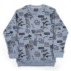 Boys Sweat Shirt - Cool Blue