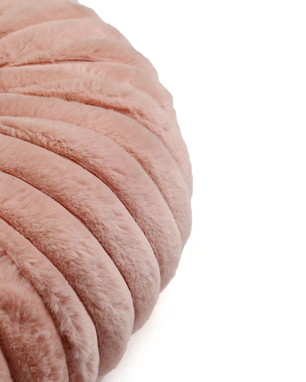 Rabbit Fur Round Cushion, Cushions & Pillows, Chase Value, Chase Value