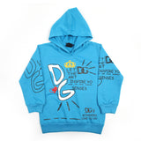 Boys Full Sleeves Hoodie - Blue, Boys Hoodies & Sweat Shirts, Chase Value, Chase Value