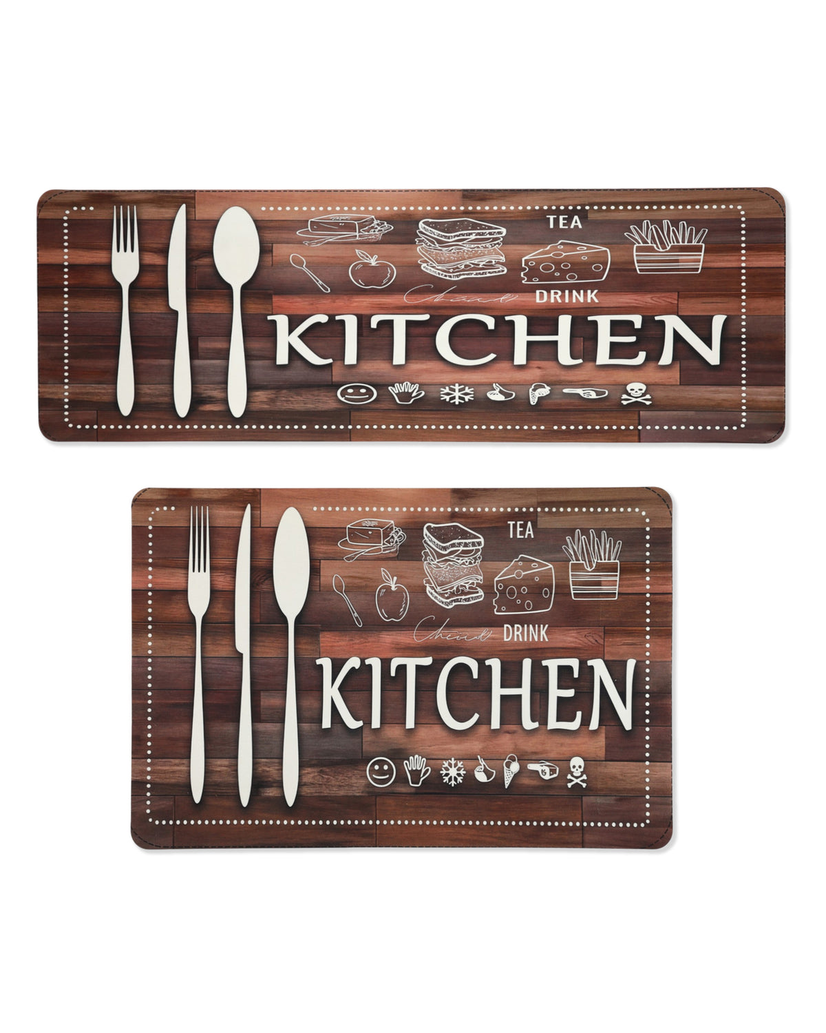 3D Rubber Mats - 2 Pcs