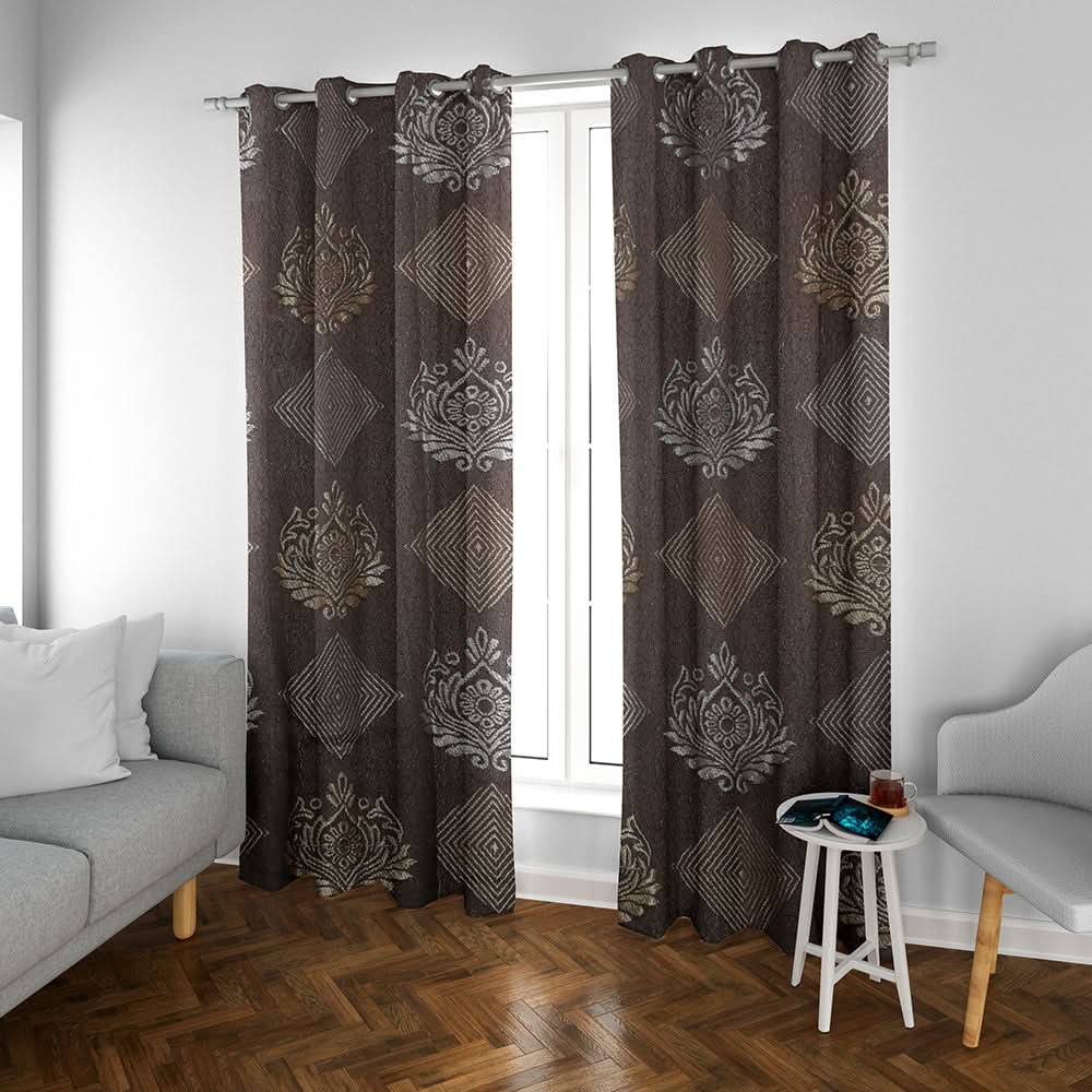 Room Single Curtain Panel - Dark Brown, Decoration, Chase Value, Chase Value
