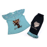 Girls Half Sleeves Suit - Sea Green, Girls Suits, Chase Value, Chase Value
