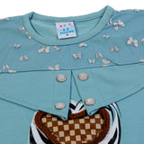 Girls Half Sleeves Suit - Sea Green, Girls Suits, Chase Value, Chase Value