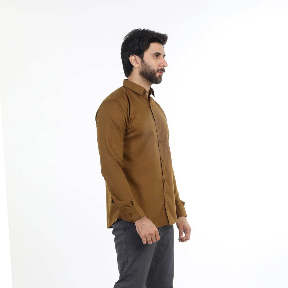 Men's Casual Shirt - Brown, Men's Shirts, Chase Value, Chase Value