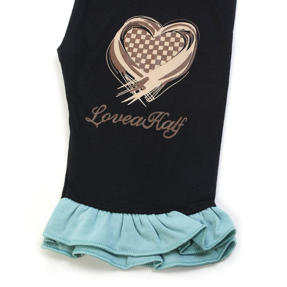 Girls Half Sleeves Suit - Sea Green, Girls Suits, Chase Value, Chase Value