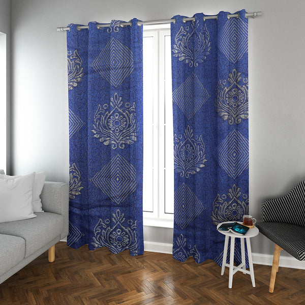 Room Single Curtain Panel - Royal Blue