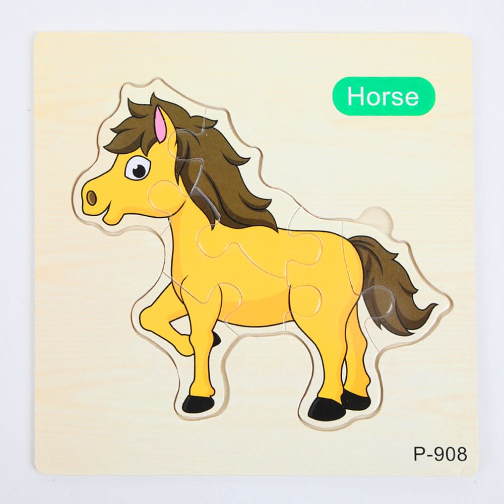 Wooden Puzzle Game - Horse, Board Games & Puzzles, Chase Value, Chase Value