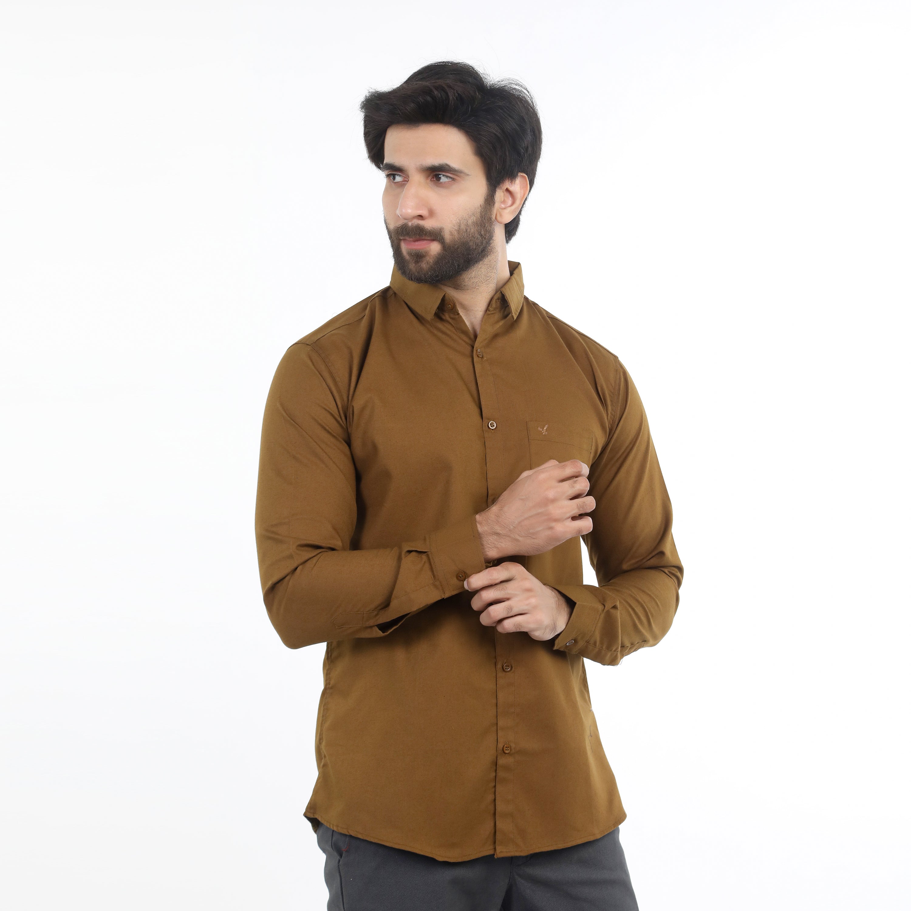 Men's Casual Shirt - Brown, Men's Shirts, Chase Value, Chase Value