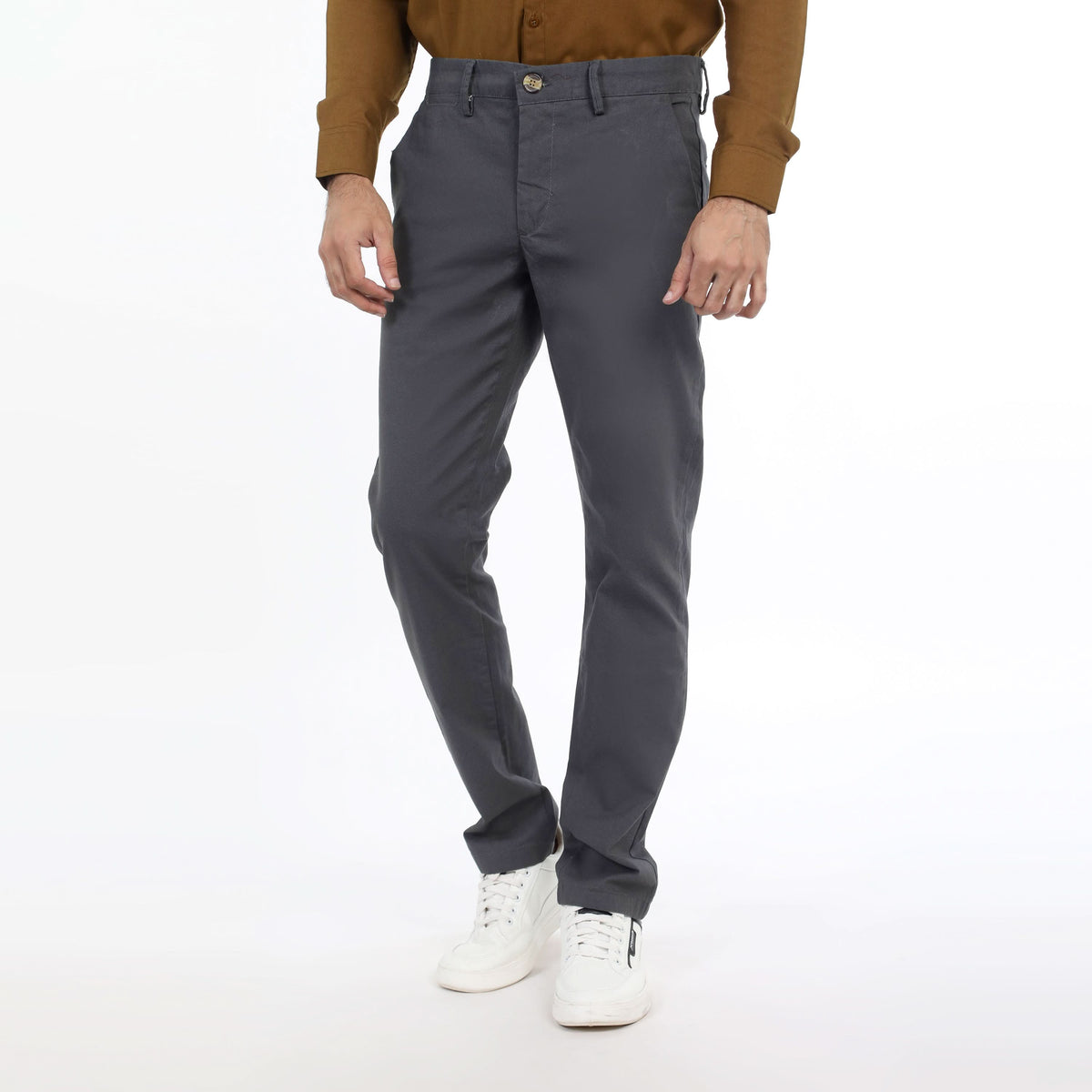 Eminent Men's Cotton Casual Pant - Grey, Men's Casual Pants & Jeans, Eminent, Chase Value