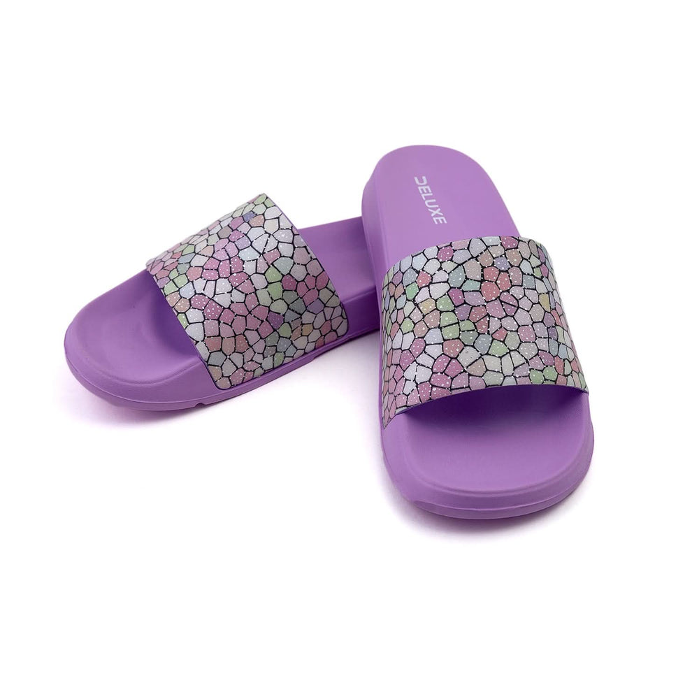 Valuable Women's Open-toe Slider - Purple, Women Slippers, Chase Value, Chase Value