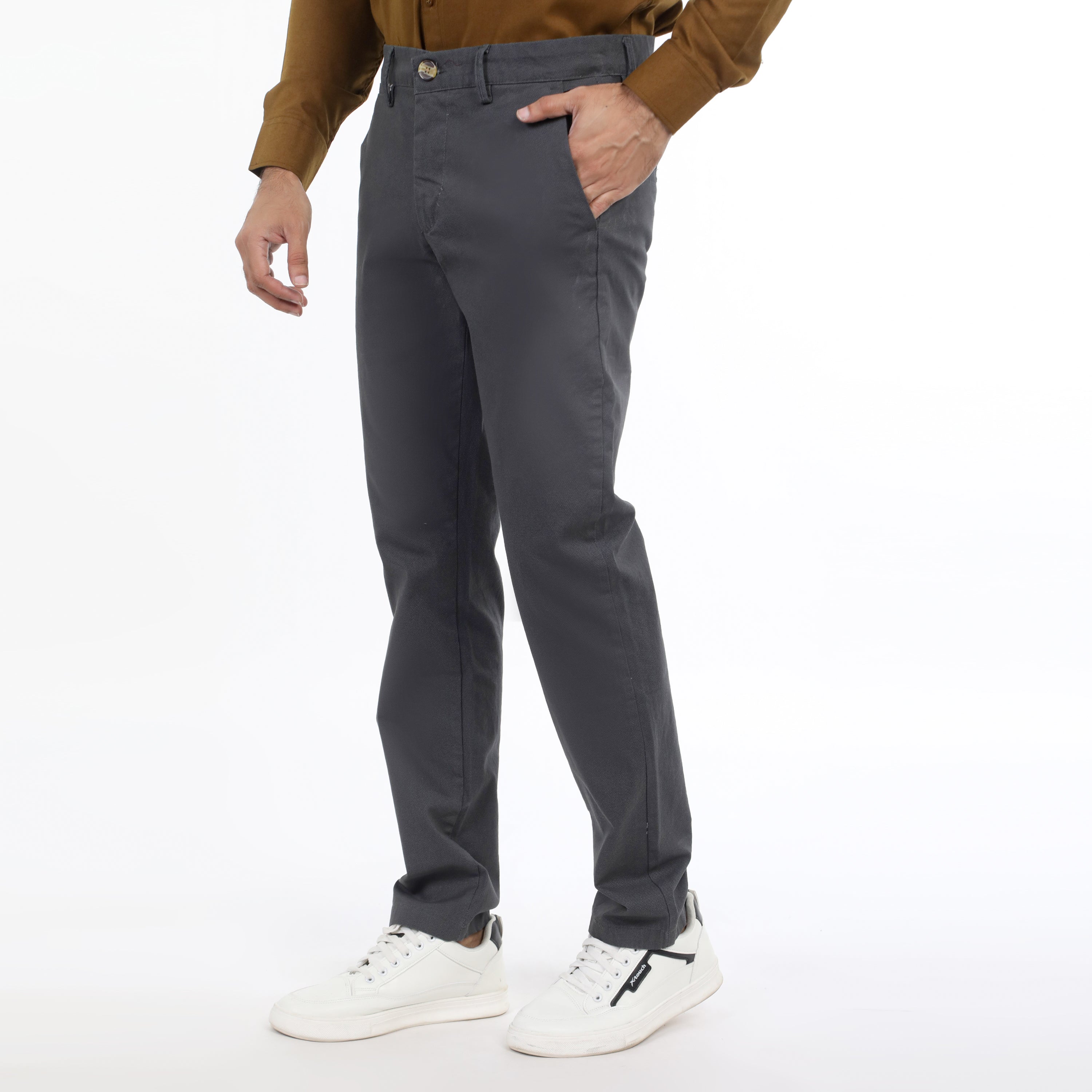 Eminent Men's Cotton Casual Pant - Grey, Men's Casual Pants & Jeans, Eminent, Chase Value