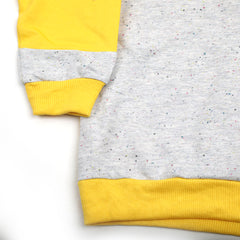 Boys Full Sleeves Hooded T-Shirt - Yellow