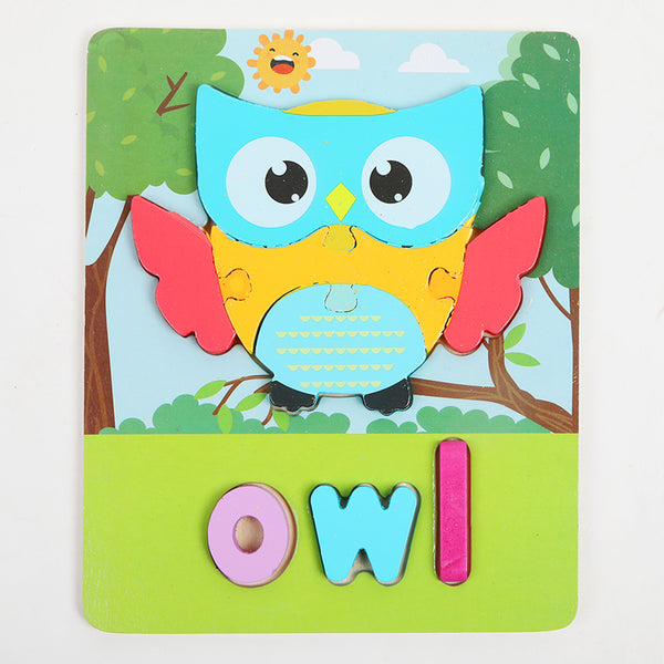 Wooden Puzzle Game - OWL