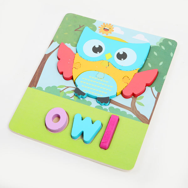 Wooden Puzzle Game - OWL