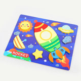 Wooden Puzzle Game - Rocket, Board Games & Puzzles, Chase Value, Chase Value
