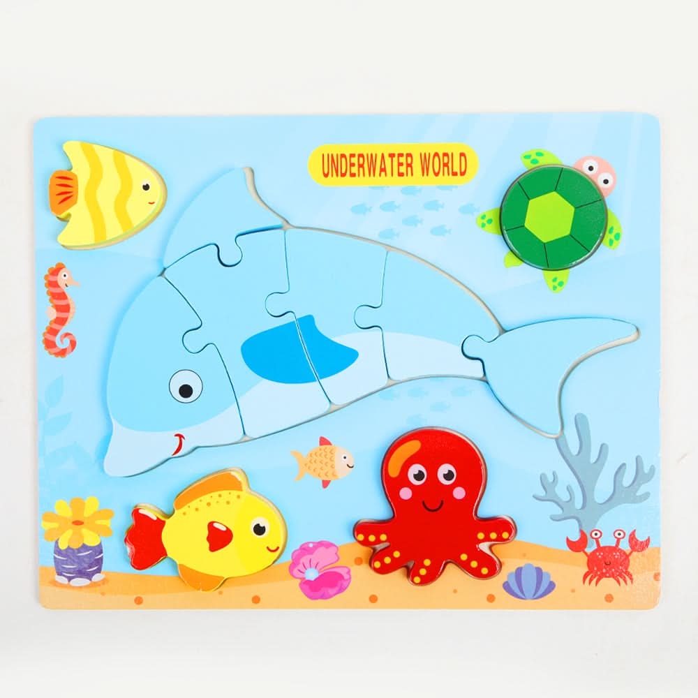 Wooden Puzzle Game - Underwater, Board Games & Puzzles, Chase Value, Chase Value