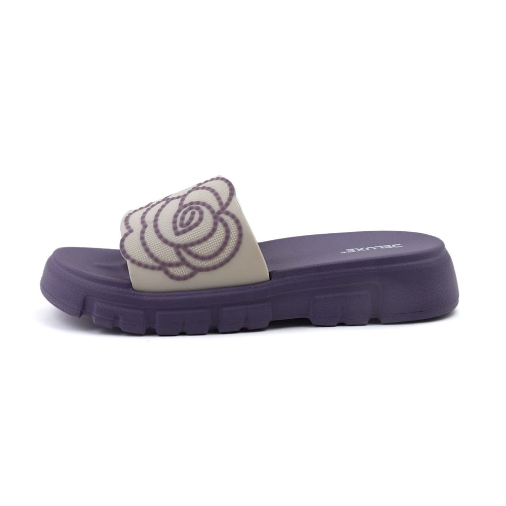 Women's Slider - Purple, Women Slippers, Chase Value, Chase Value