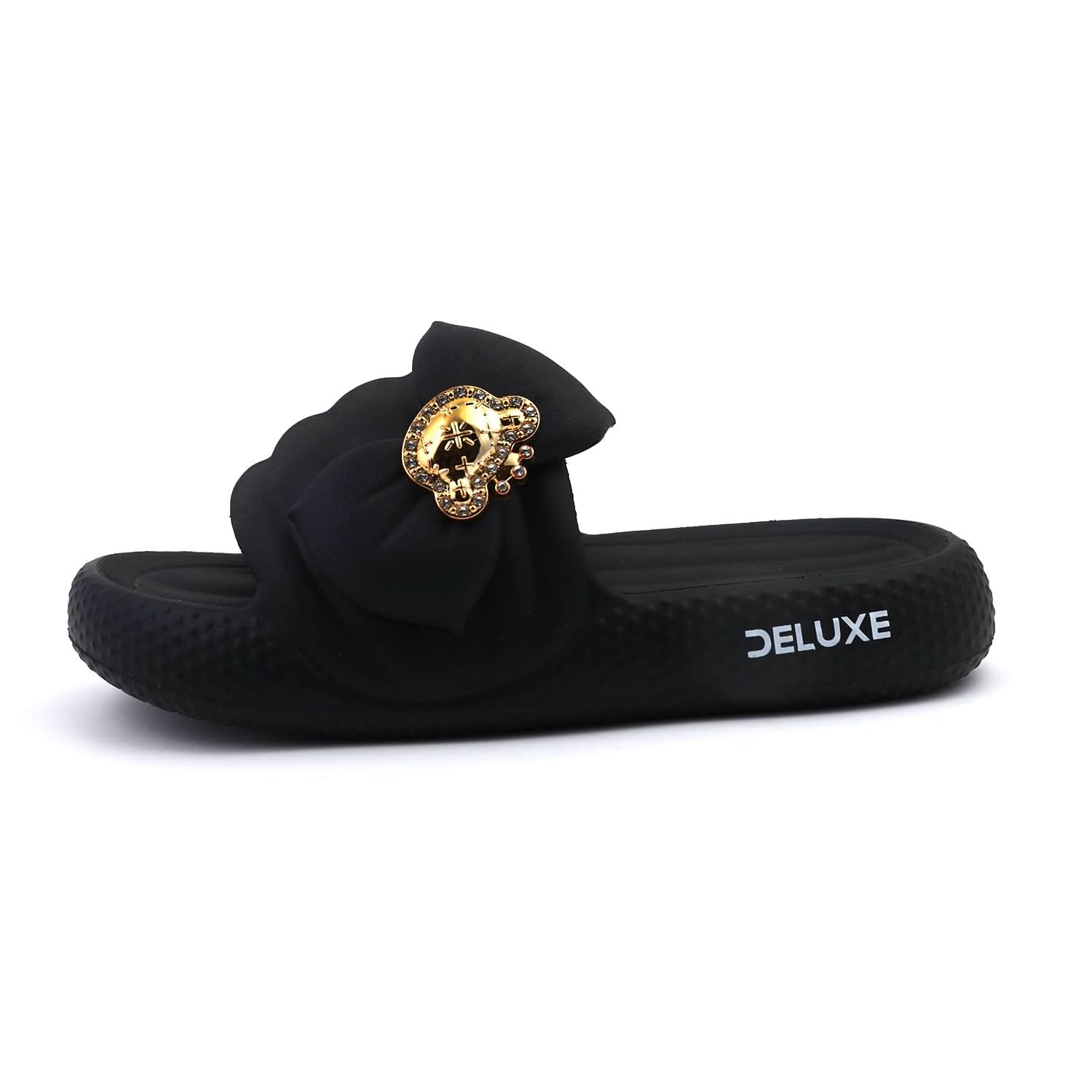 Valuable Women's Open-toe Slider - Black, Women Slippers, Chase Value, Chase Value