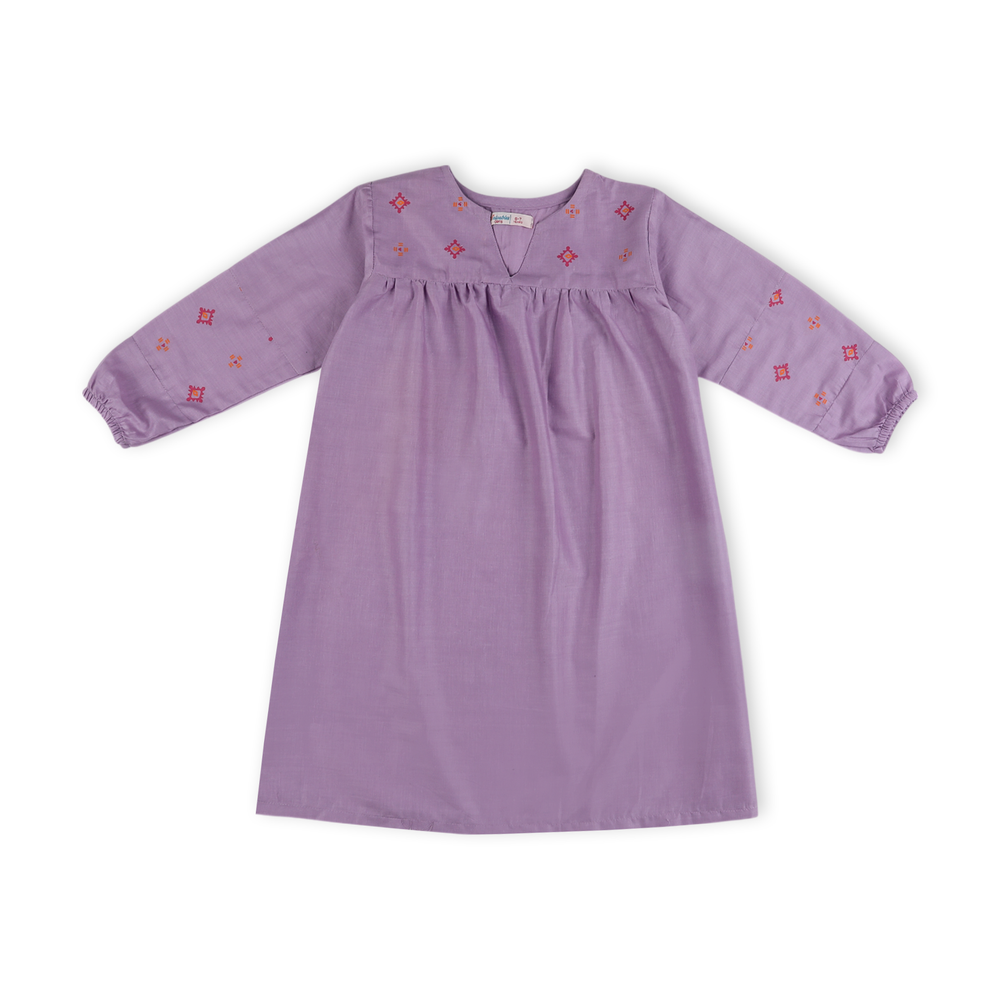Girls Fusion Kurti - Purple, Girls Kurti, Chase Value, Chase Value