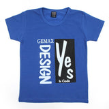 Boys Half Sleeves T-Shirt - Royal Blue, Boys T-Shirts, Chase Value, Chase Value