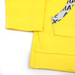 Boys Full Sleeves Suit  - Yellow