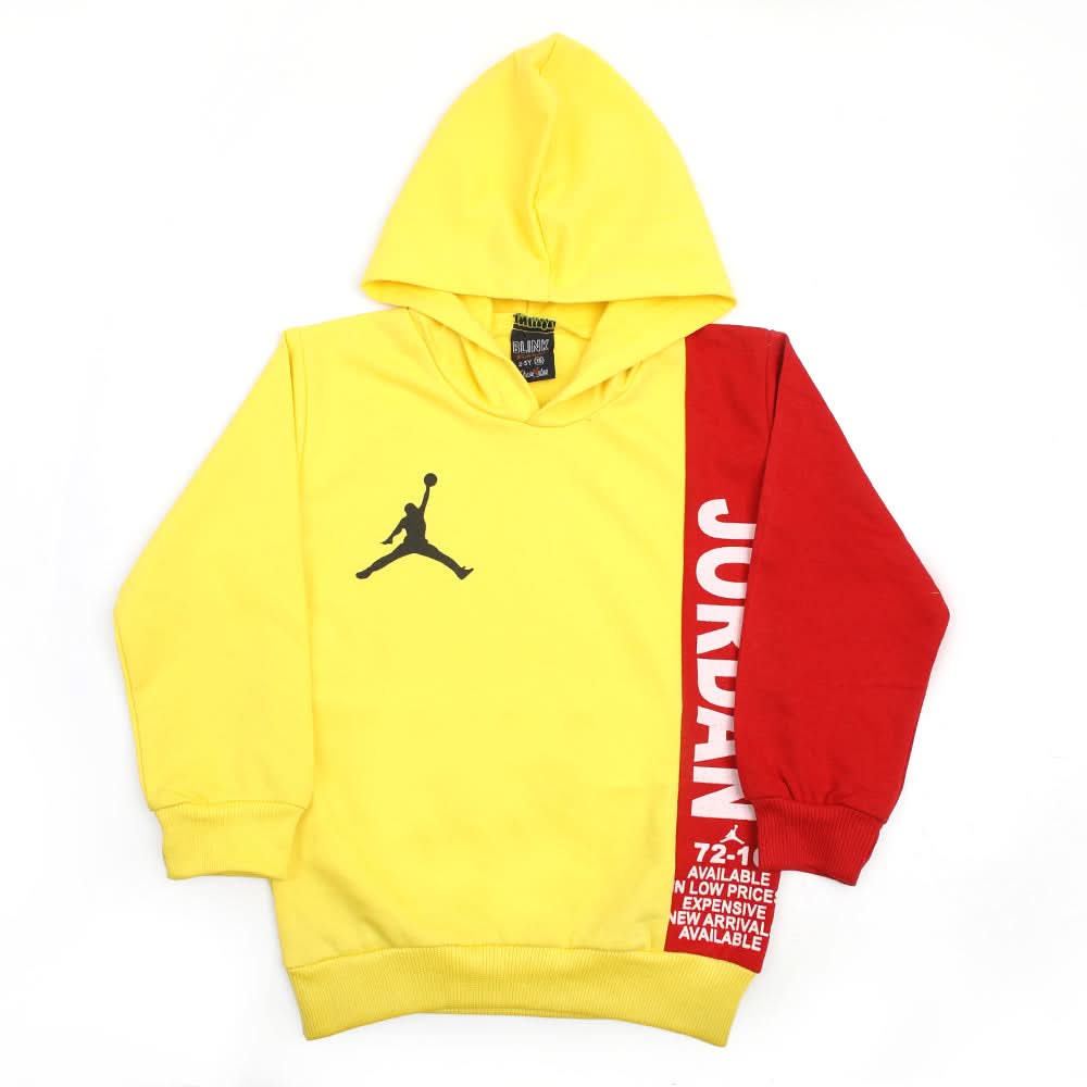 Boys Full Sleeves Hoodie - Yellow, Boys Hoodies & Sweat Shirts, Chase Value, Chase Value