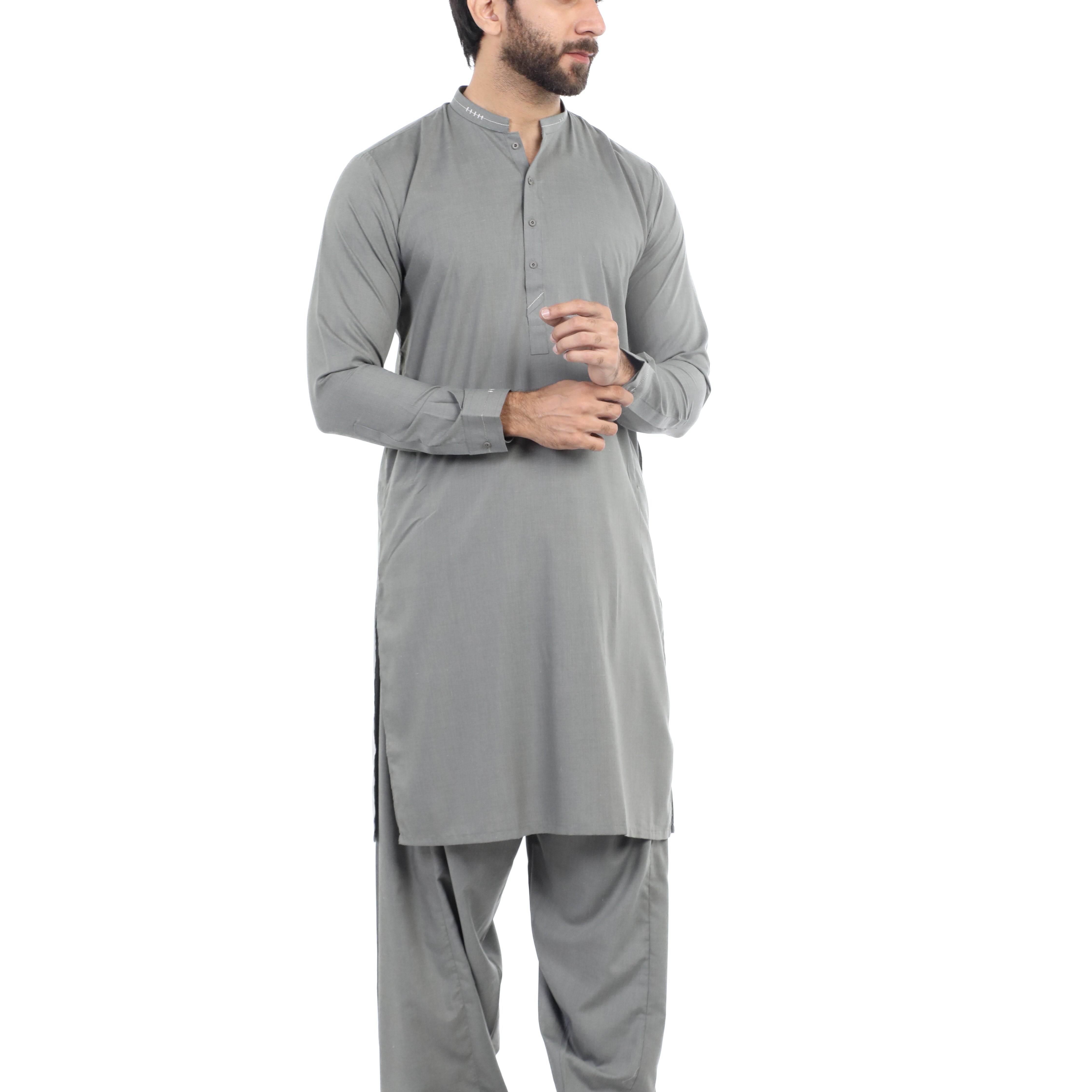 Men's Fancy Shalwar Suit - Green, Men's Shalwar Kameez, Chase Value, Chase Value