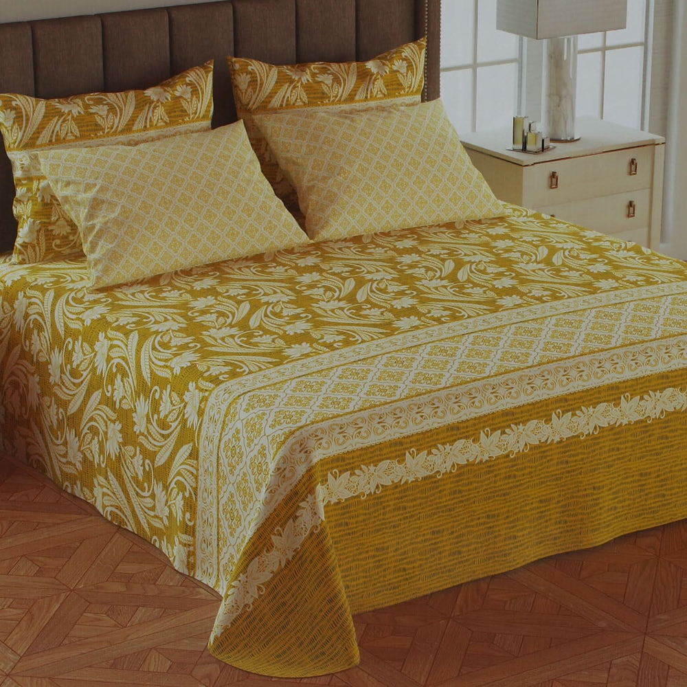 Double Size Bedsheet 5pcs Set  - Multi Color, Double Size Bed Sheet, Chase Value, Chase Value