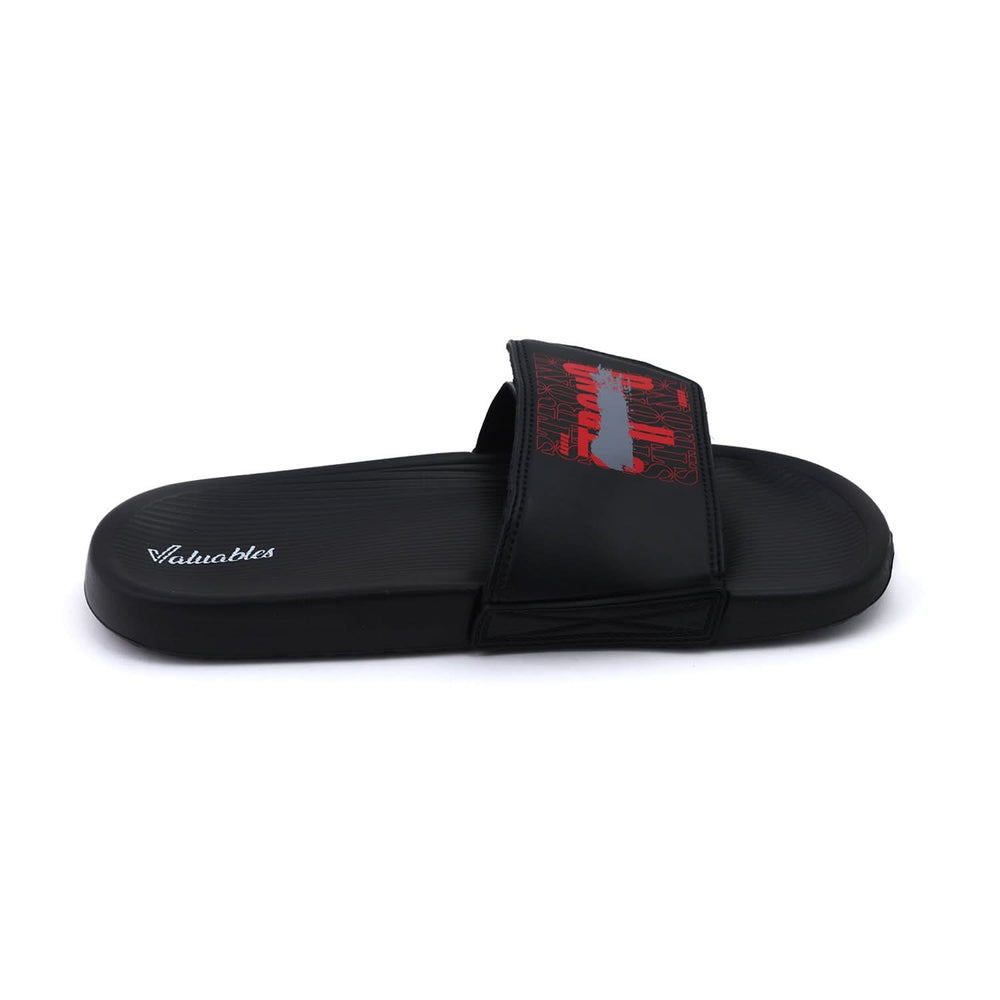 Valuable Open-toe Men's Slider - Black, Men's Slippers, Chase Value, Chase Value