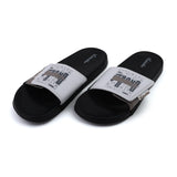 Valuable Open-toe Men's Slider - Black & White, Men's Slippers, Chase Value, Chase Value