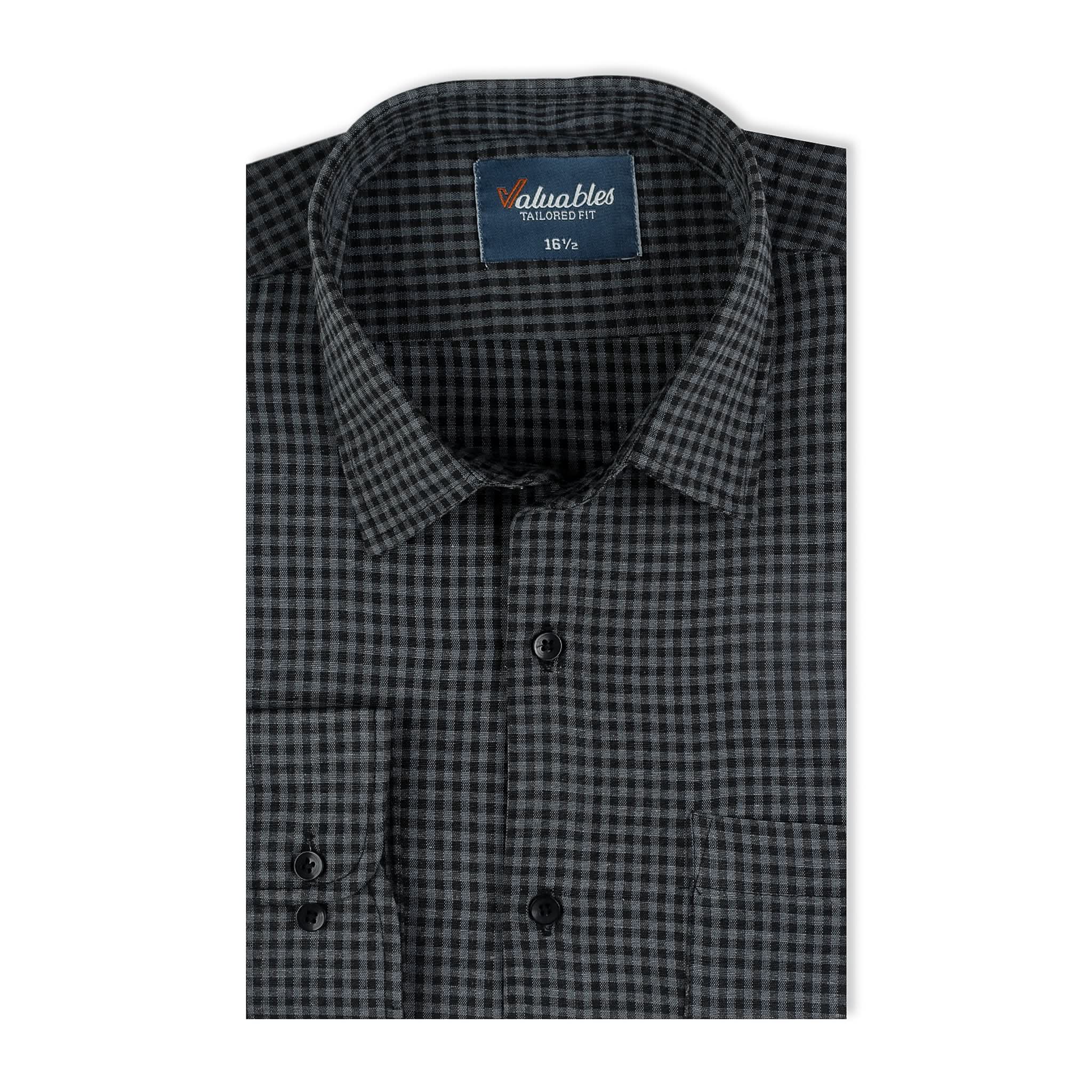 Valuable Men's Formal Check Shirt, Men's Shirts, Chase Value, Chase Value