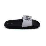 Valuable Open-toe Men's Slider - Black & White, Men's Slippers, Chase Value, Chase Value