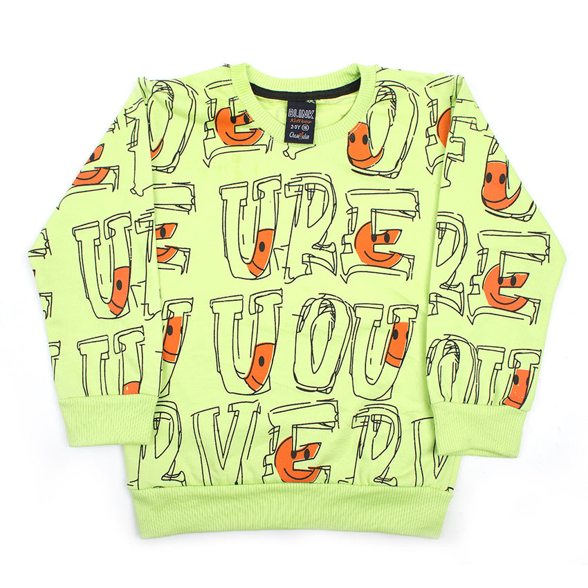 Boys Full Sleeves T-Shirt - Green