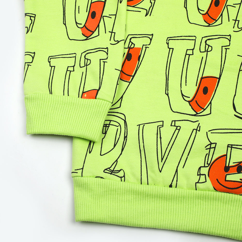 Boys Full Sleeves T-Shirt - Green, Boys T-Shirts, Chase Value, Chase Value