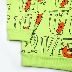 Boys Full Sleeves T-Shirt - Green