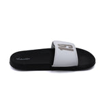 Valuable Open-toe Men's Slider - Black & White, Men's Slippers, Chase Value, Chase Value