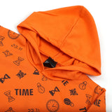 Boys Hoodie T-Shirt - Orange, Boys Hoodies & Sweat Shirts, Chase Value, Chase Value