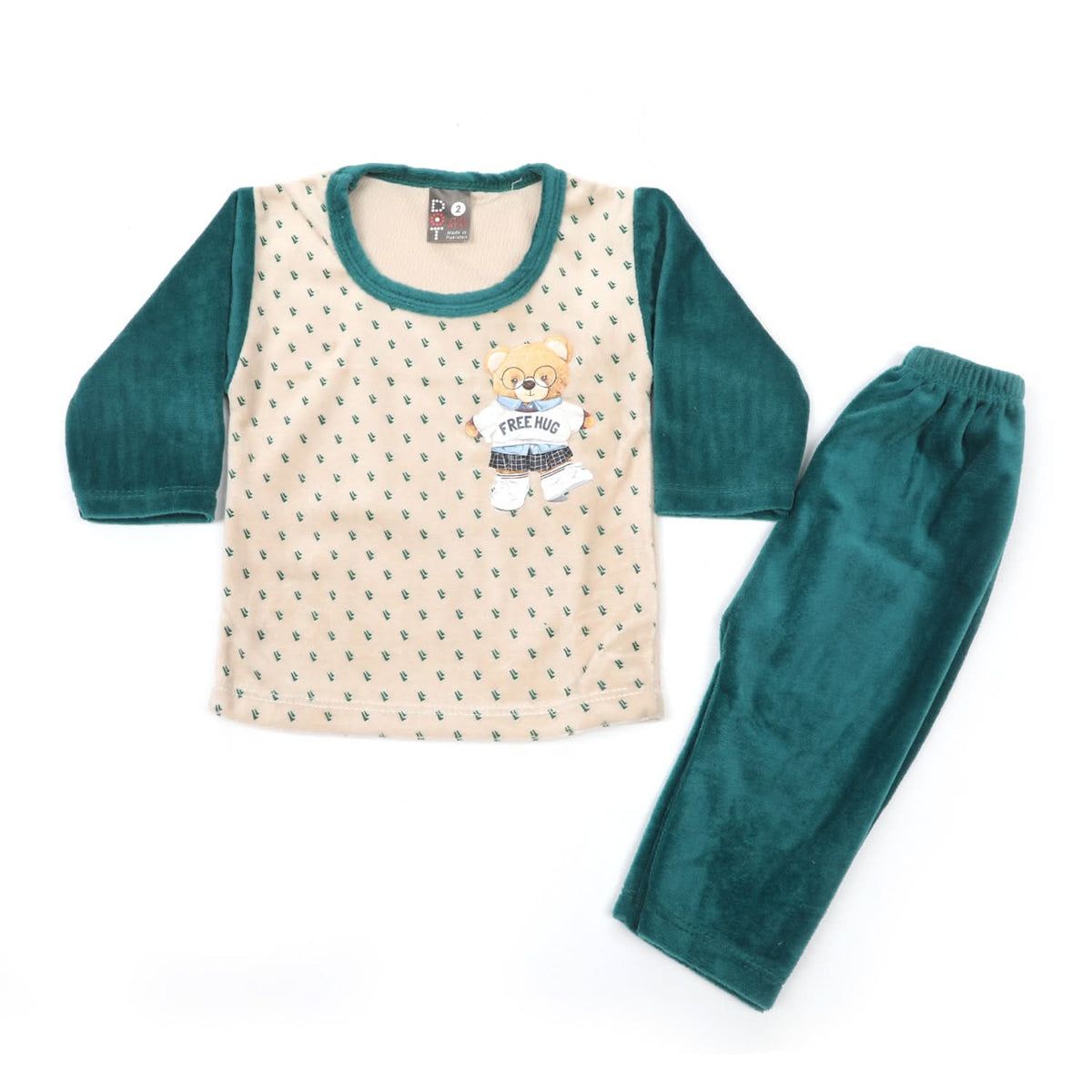Newborn Boys Full Sleeves Suit - Green, Newborn Boys Sets & Suits, Chase Value, Chase Value