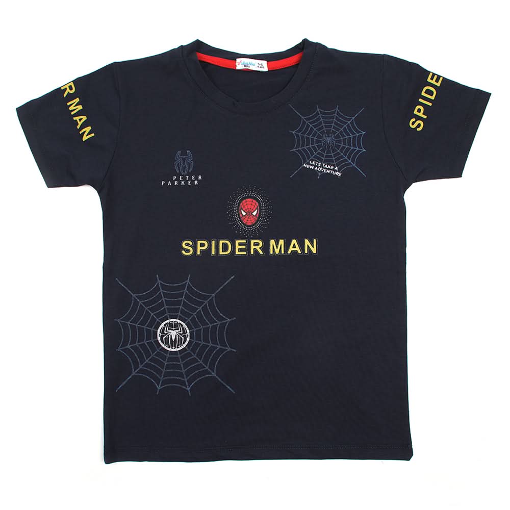 Boys Half Sleeves T-Shirt - Navy Blue, Boys T-Shirts, Chase Value, Chase Value