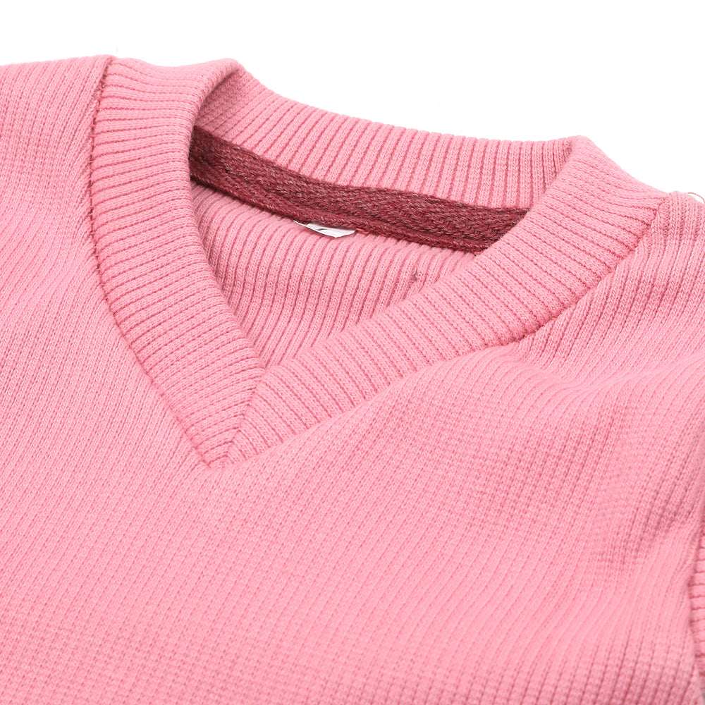 Newborn Girls Sando Sweater - Pink, Newborn Girls Winterwear, Chase Value, Chase Value