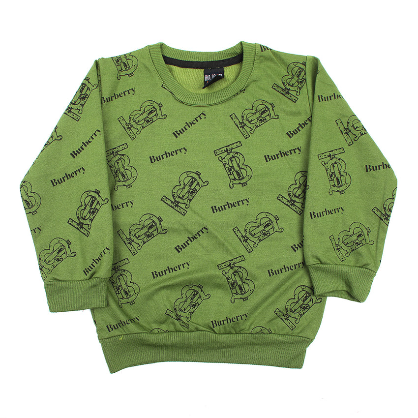 Boys Full Sleeves T-Shirt - Green