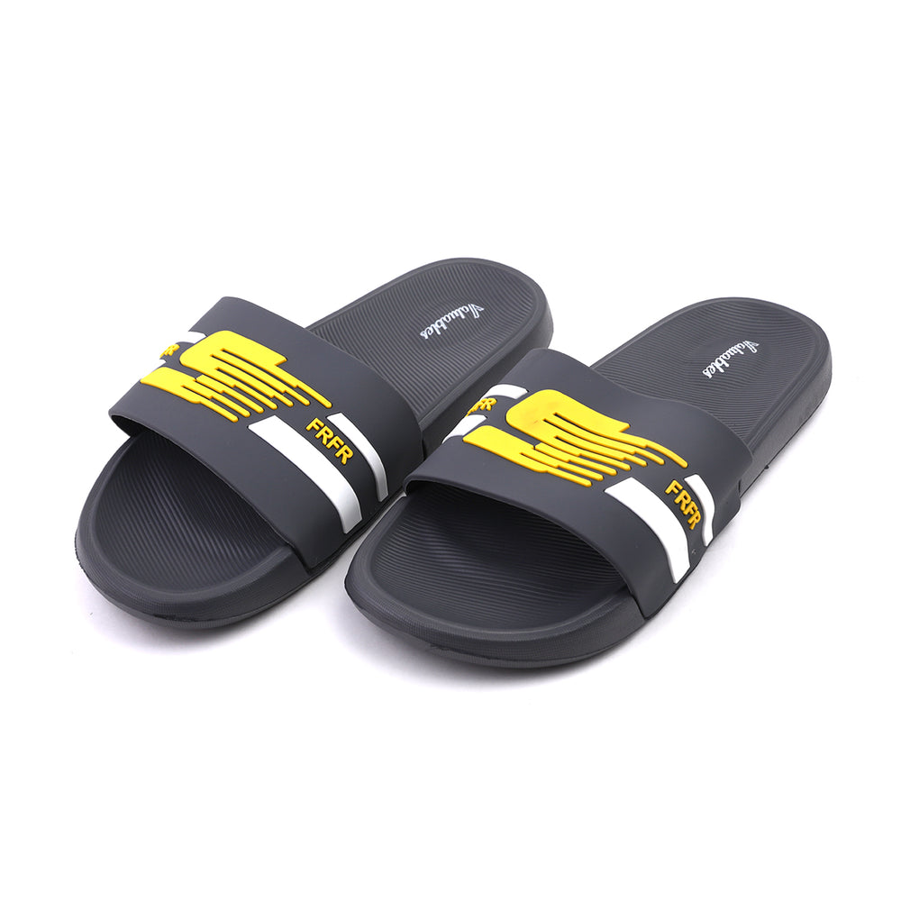 Valuable Open-toe Men's Slider - Gray, Men's Slippers, Chase Value, Chase Value