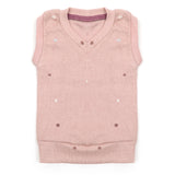 Newborn Girls Sando Sweater - Tea Pink, Newborn Girls Winterwear, Chase Value, Chase Value