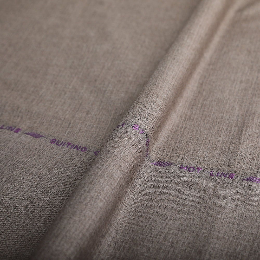 Men's Hot Line Fancy Unstitched Suit - Light Brown, Men's Unstitched Fabric, Chase Value, Chase Value