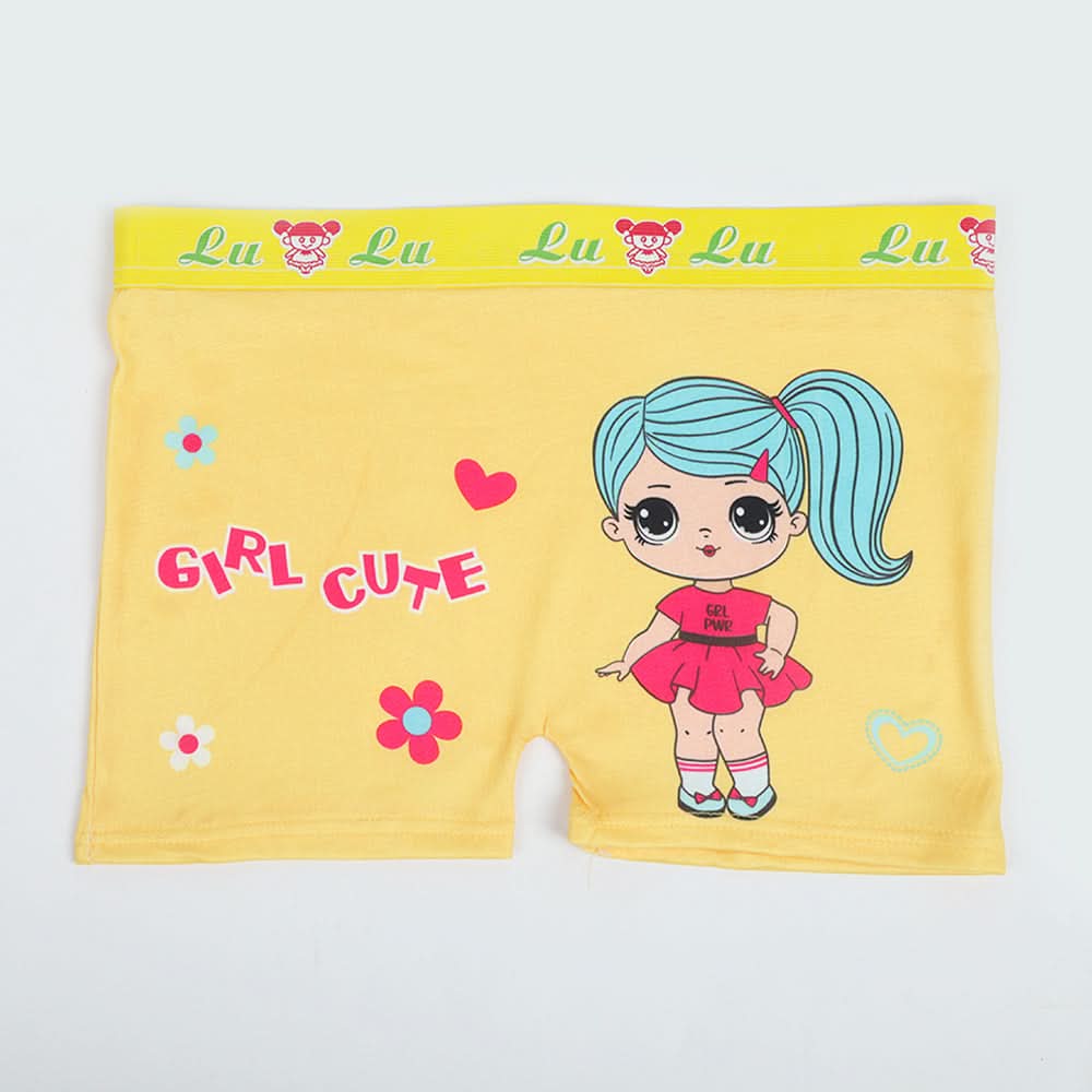 Girls Boxer - Yellow, Girls Panties & Briefs, Chase Value, Chase Value
