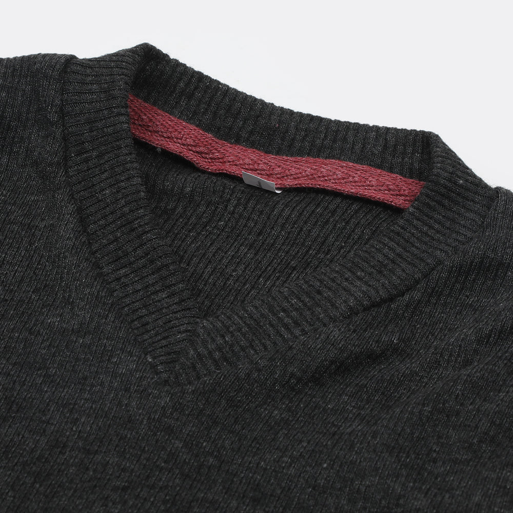 Newborn Boys Sando Sweater - Chorcoal, Newborn Boys Winterwear, Chase Value, Chase Value